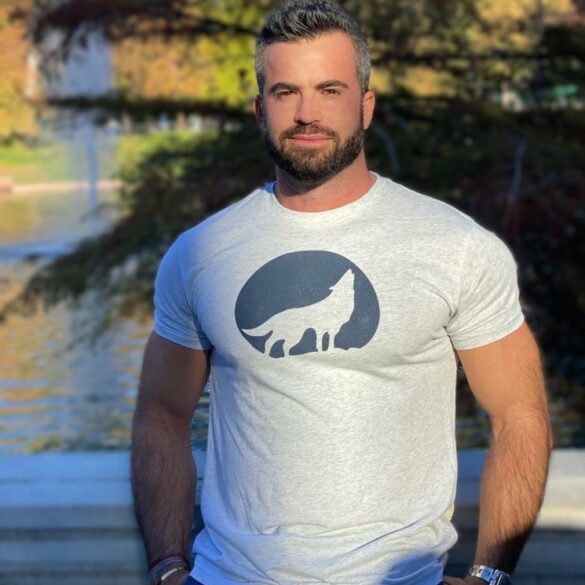 gay men's graphic tee