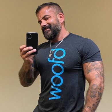 Dark Triblend "Woofd" T-shirt